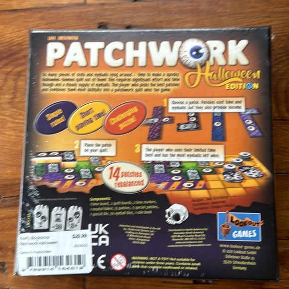 Patchwork Game - Halloween Edition NWT - Picture 2 of 2